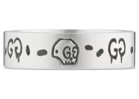 Gucci Ghost Ring Small Silver 